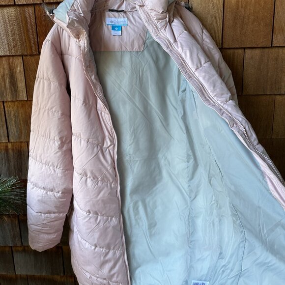 NWT Columbia Light Pink Village Park Insulated Long Jacket in Women's XXL - Picture 8 of 16